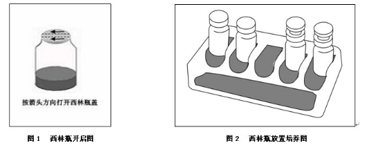 西林瓶使用图