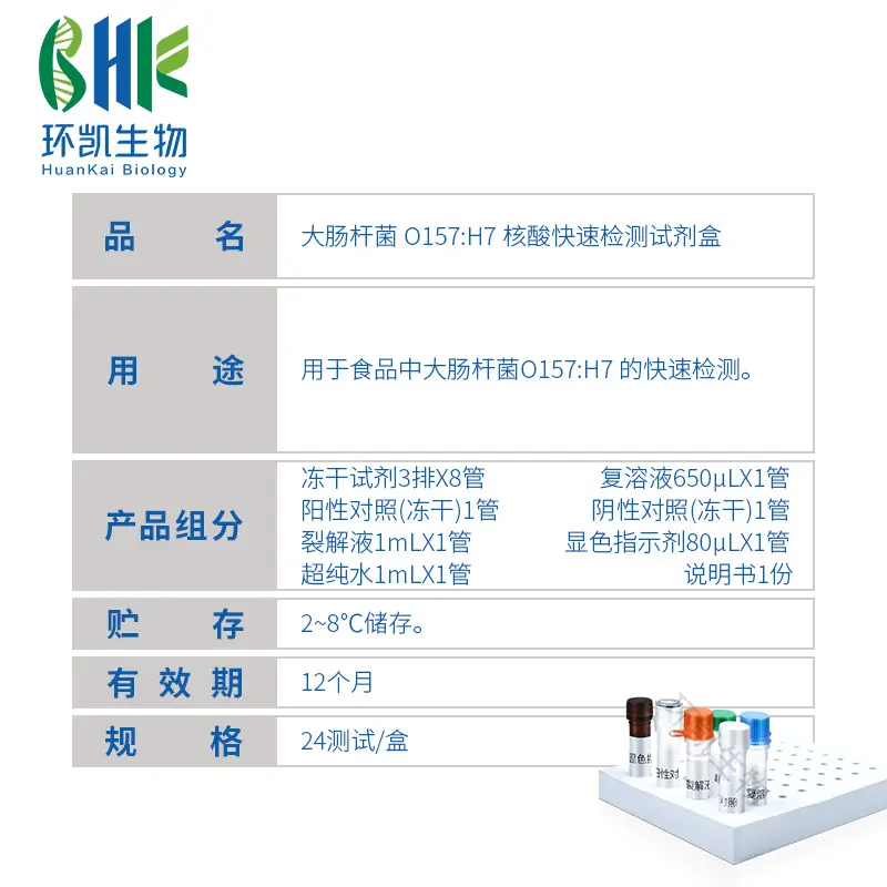 大肠杆菌O157:H7核酸快速检测试剂盒(恒温荧光法) - 产品主图3