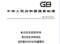 热烈庆祝培养基质量控制国家标准GB 4789.28-2013正式颁布